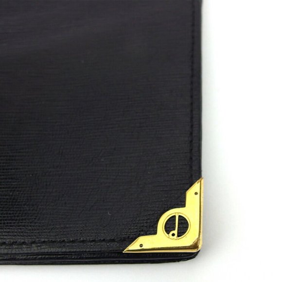 dunhill length wallet d mark plate leather Authentic used - Picture 8 of 8